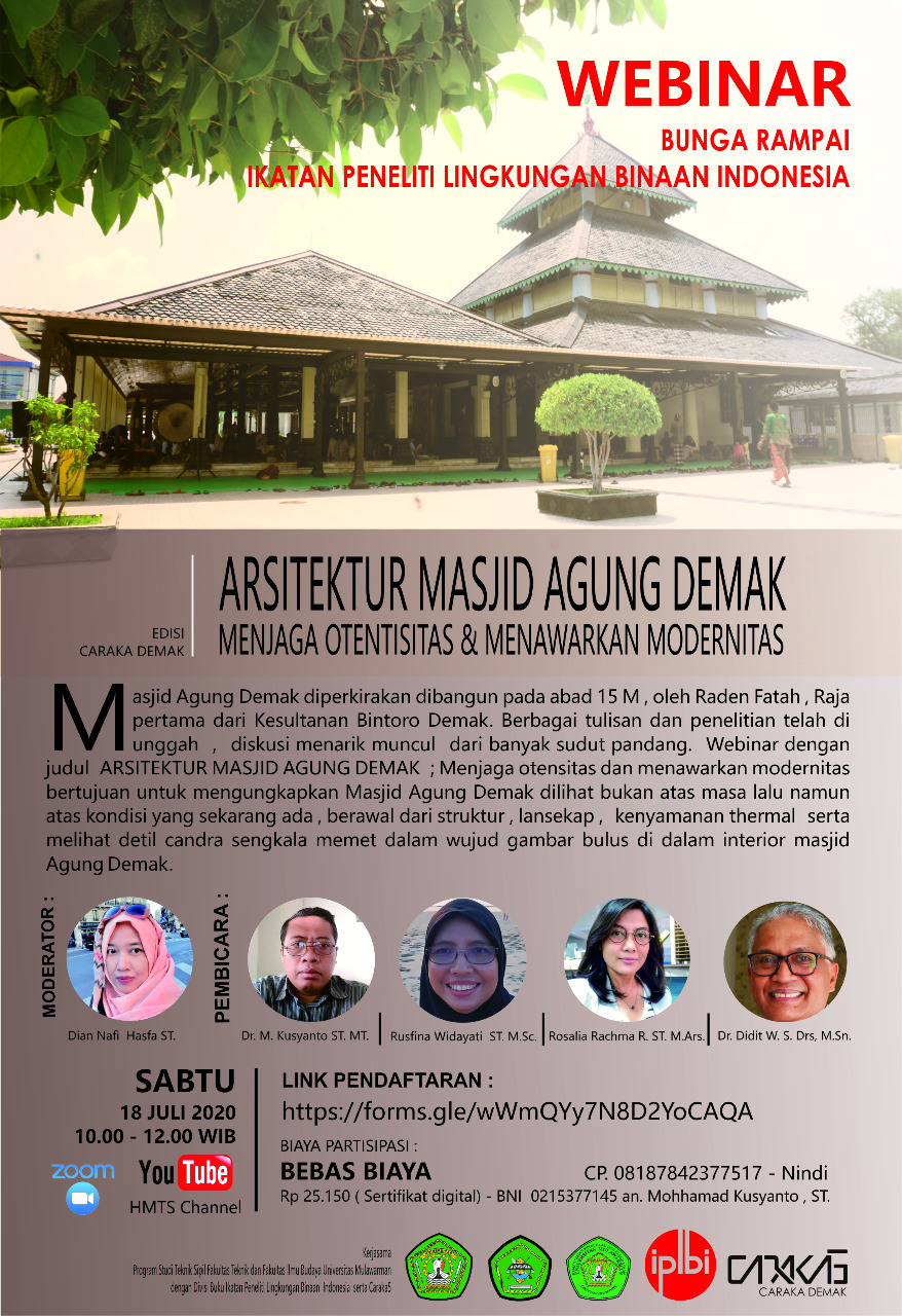 Webinar Arsitektur Masjid Agung Demak